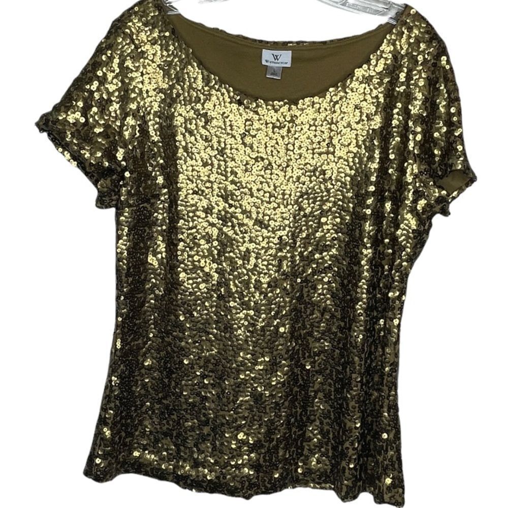 Worthington Sequin Top